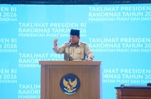 Pertemukan Seluruh Unsur Pemerintahan, Presiden Prabowo Apresiasi Rakornas Pusat–Daerah 2026