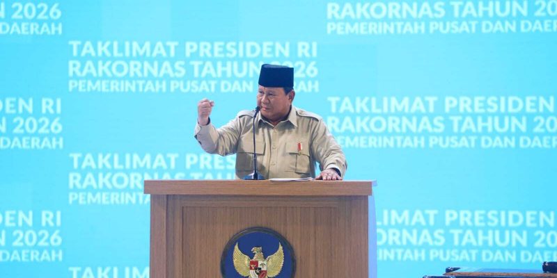 Pertemukan Seluruh Unsur Pemerintahan, Presiden Prabowo Apresiasi Rakornas Pusat–Daerah 2026