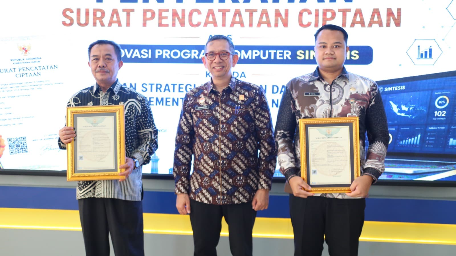 BSKDN Perkuat Tata Kelola Inovasi melalui Pelindungan Kekayaan Intelektual, SINTESIS Jadi Salah Satu Contohnya