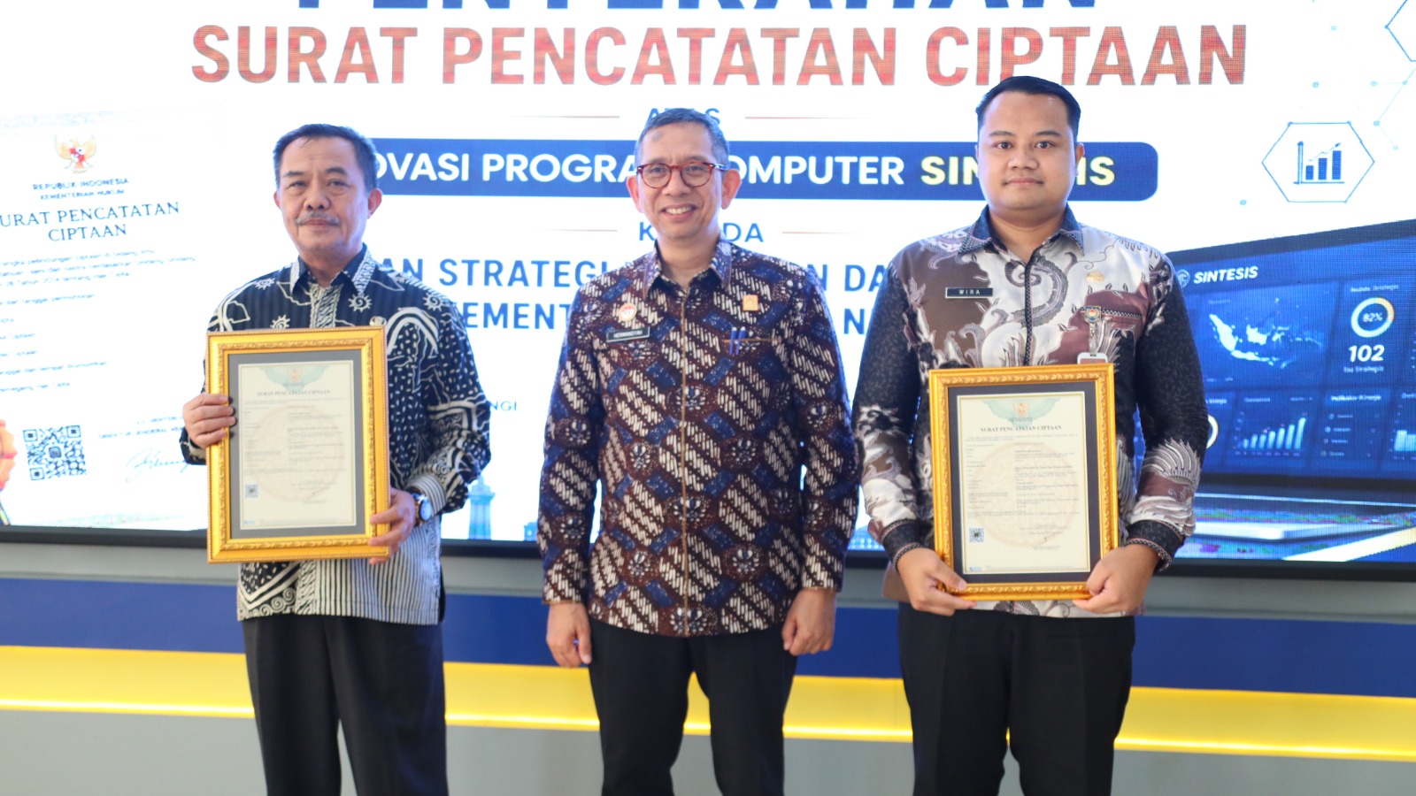 BSKDN Perkuat Tata Kelola Inovasi melalui Pelindungan Kekayaan Intelektual, SINTESIS Jadi Salah Satu Contohnya