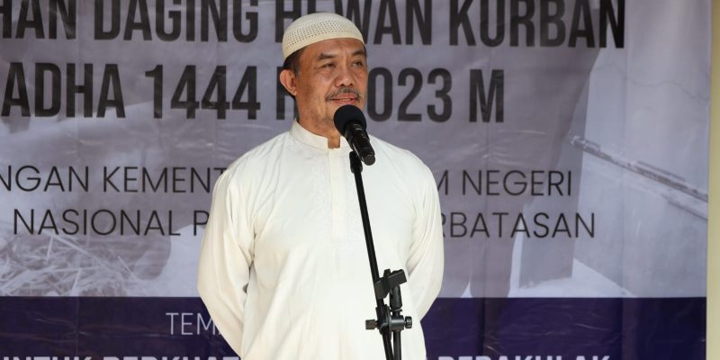 Pemotongan Hewan Kurban di Lingkungan Kemendagri, Kepala BSKDN: Tingkatkan Core Values ASN BerAKHLAK