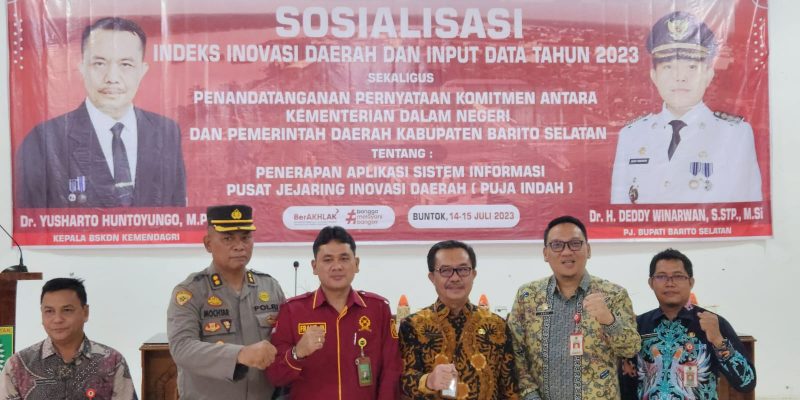 Pacu Pemda Barito Selatan Tingkatkan Peringkat IID, Kepala BSKDN: Kualitas Data Inovasi Harus Diperhatikan