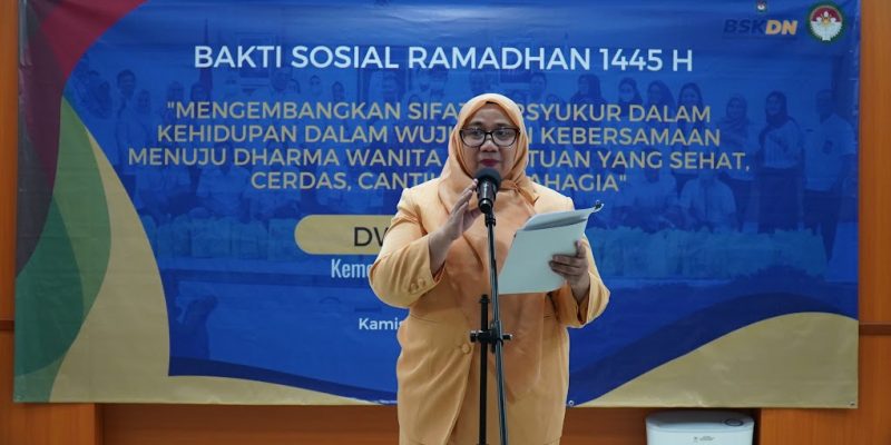 Semarak Ramadan 1445 H, DWP BSKDN Kemendagri Gelar Program Bakti Sosial