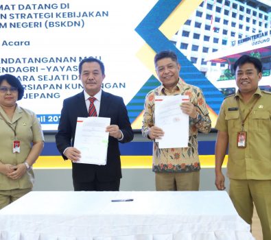 BSKDN Kemendagri Teken MoU dengan Koso Nippon dan Yayasan Nusantara Sejati