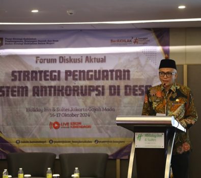 BSKDN Kemendagri Gelar Forum Diskusi Aktual Bahas Strategi Antikorupsi di Desa