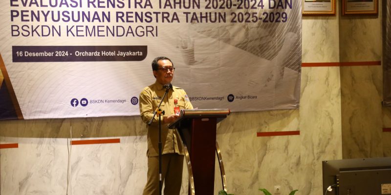 Kepala BSKDN: Rumusan Renstra 2025-2029 Harus Berikan Atensi Besar untuk Pemerintahan yang Lebih Baik