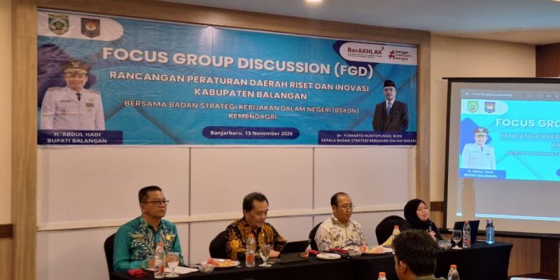 Validasi Inovasi Daerah 2025, BSKDN Nilai Balangan Penuhi Kriteria Daerah dengan Ekosistem Inovasi Kuat