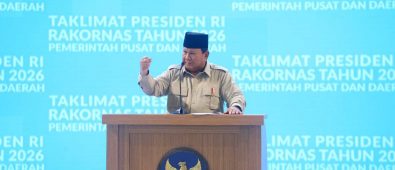 Pertemukan Seluruh Unsur Pemerintahan, Presiden Prabowo Apresiasi Rakornas Pusat–Daerah 2026