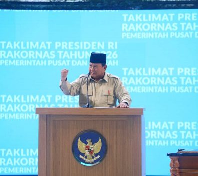 Pertemukan Seluruh Unsur Pemerintahan, Presiden Prabowo Apresiasi Rakornas Pusat–Daerah 2026